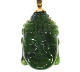 GreenJadeBuddhaPendant